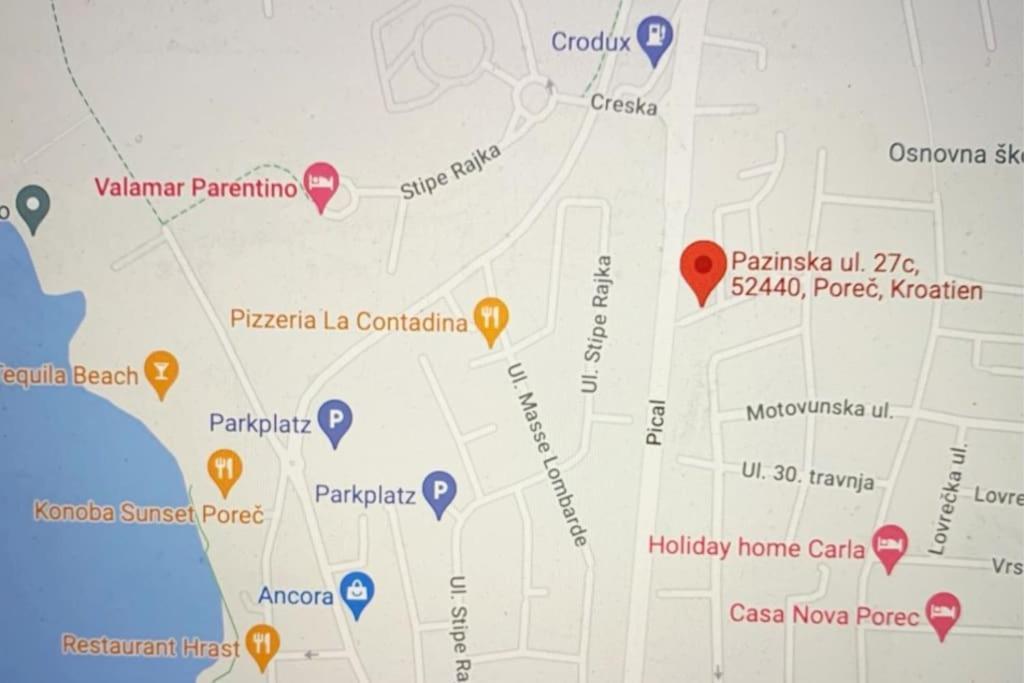 Porec, Tolle 3 Zi-Whg, Sehr Zentral, Top Zustand! Mit Internet Und W-Lan! Luaran gambar